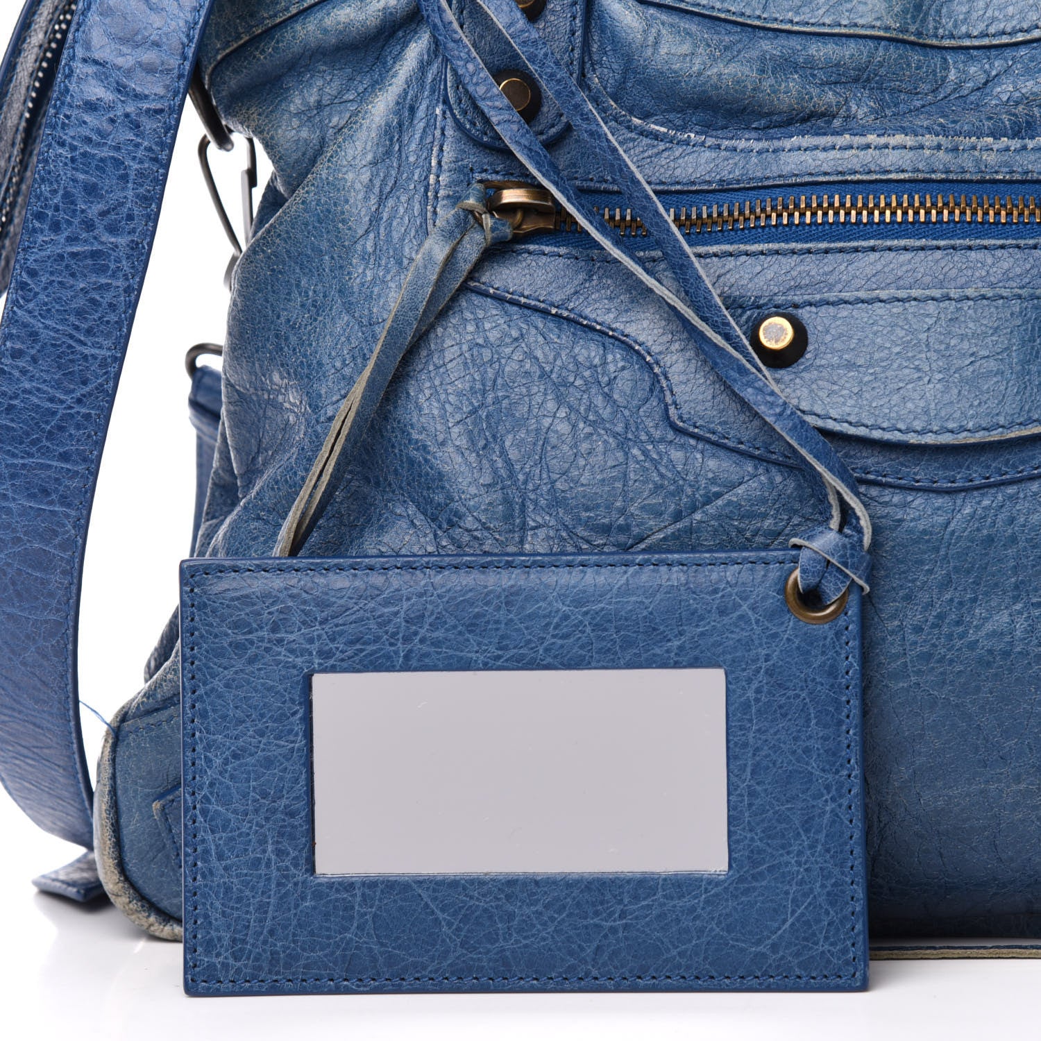 Balenciaga Agneau Classic Hardware Town Bleu Cobalt Bleu Electric 14 of 15