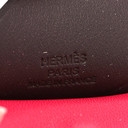 Hermes Milo Lambskin Grigri Rodeo Pegase Horse Bag Charm MM Framboise Rose Sakura Rouge Sellier 3 of 4