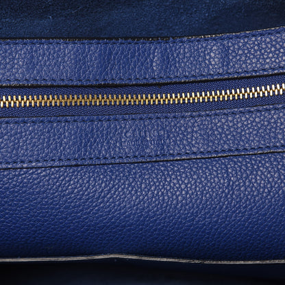 Celine Soft Grained Calfskin Medium Belt Cabas Phantom Indigo 7 of 12