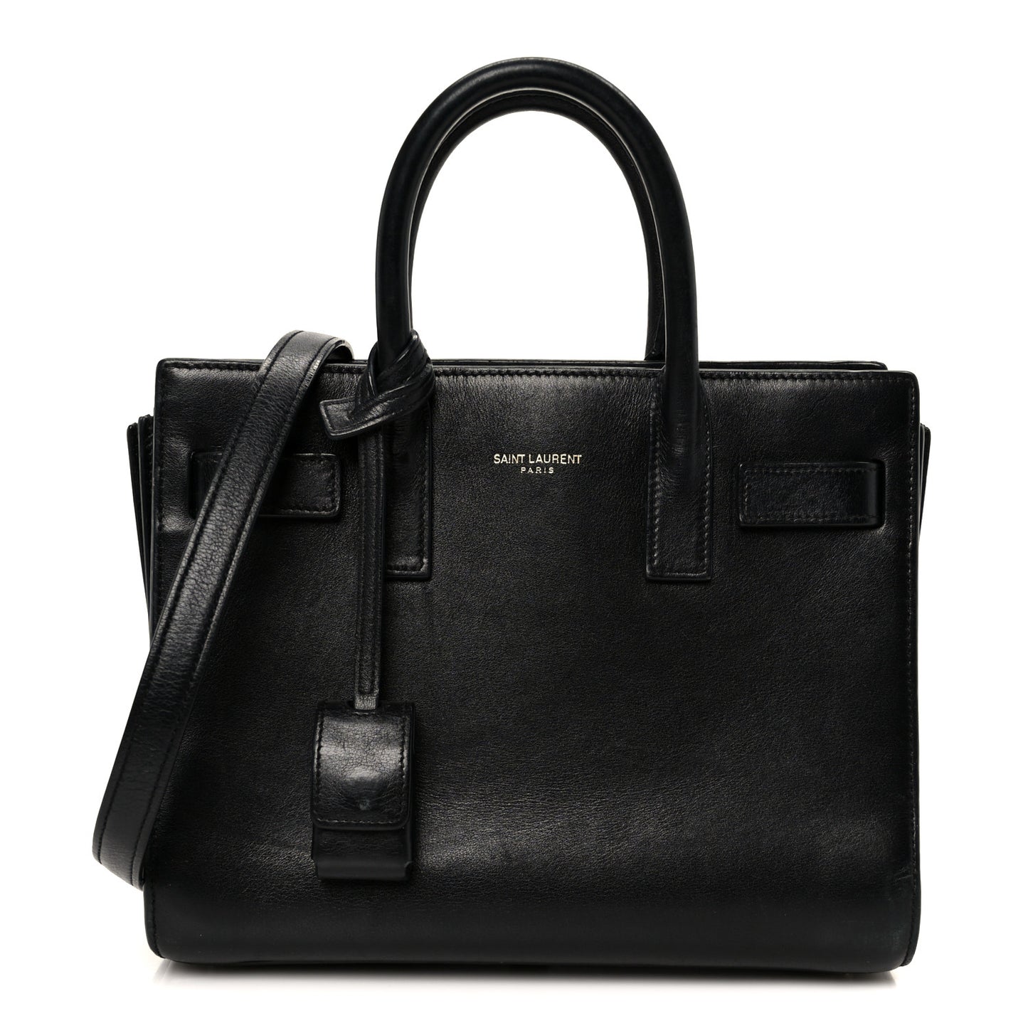 Calfskin Nano Sac De Jour Black
