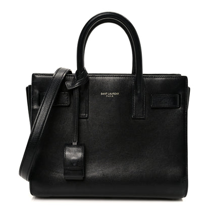Saint Laurent Calfskin Nano Sac De Jour Black 1 of 10