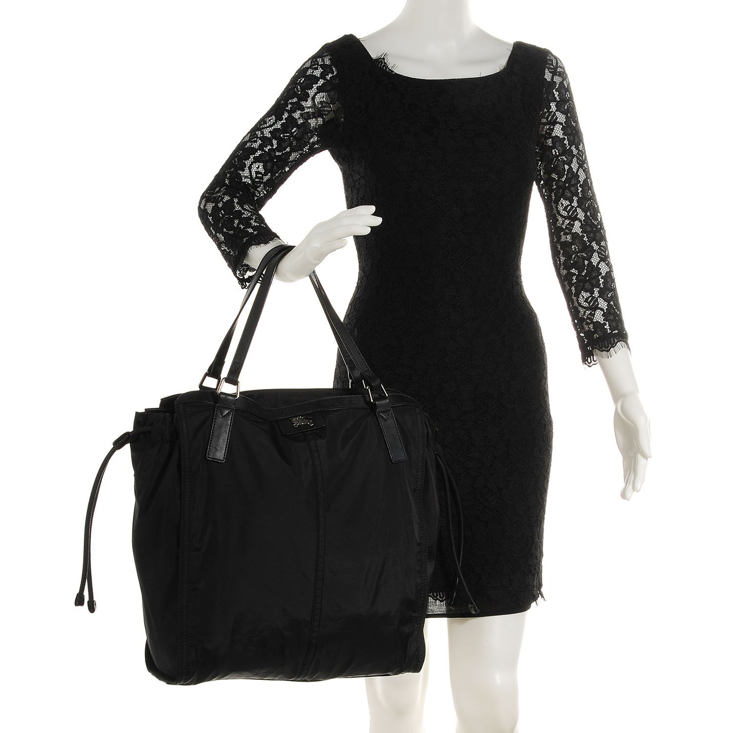 Nylon Buckleigh Packable Tote Black