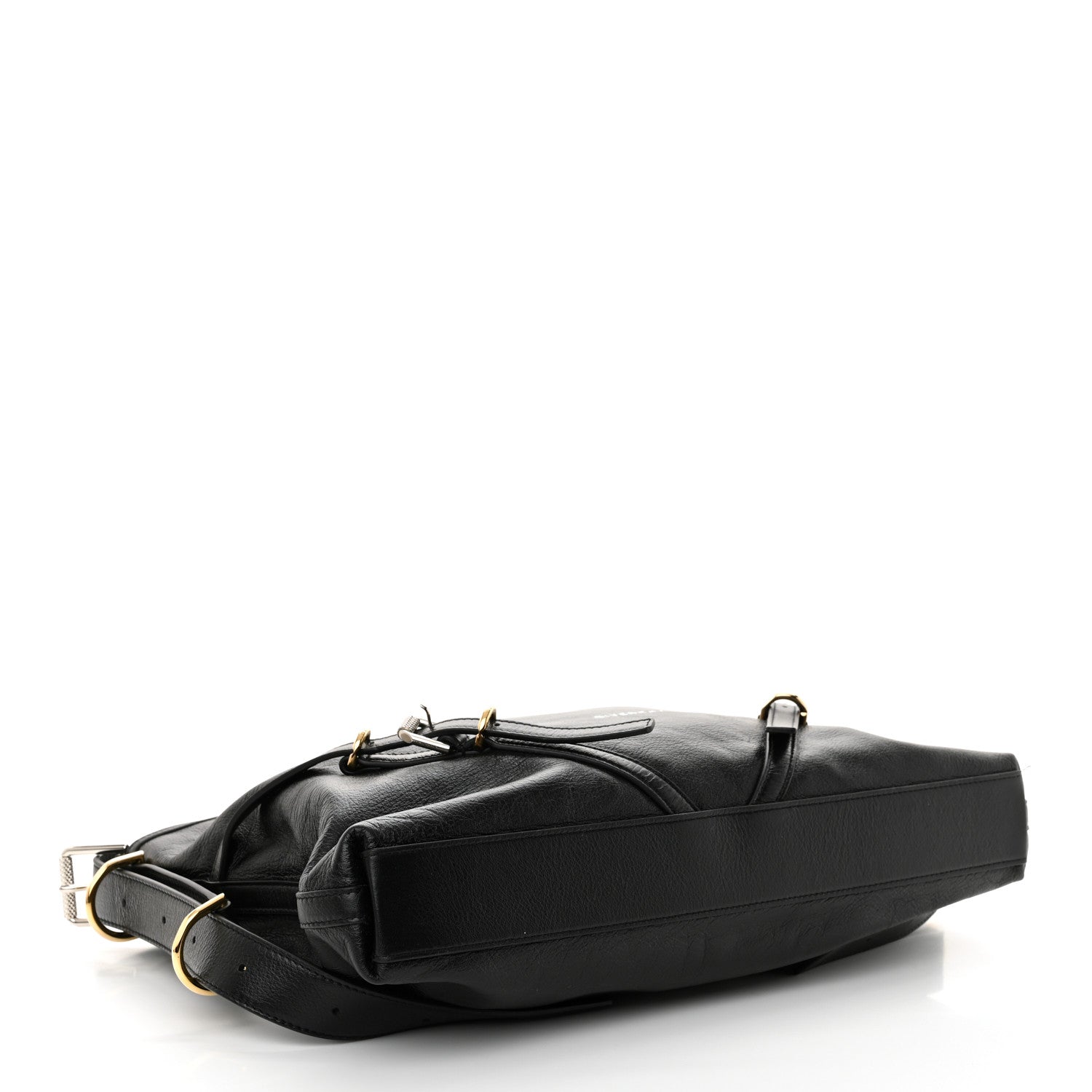 Givenchy Tumbled Calfskin Corset Medium Voyou Bag Black 4 of 11