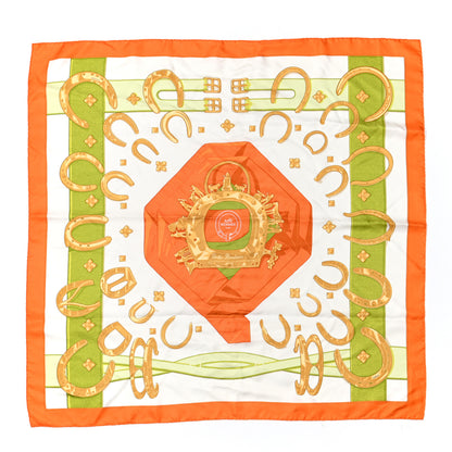 Hermes Silk Porte Bonheur Scarf 90 1 of 5