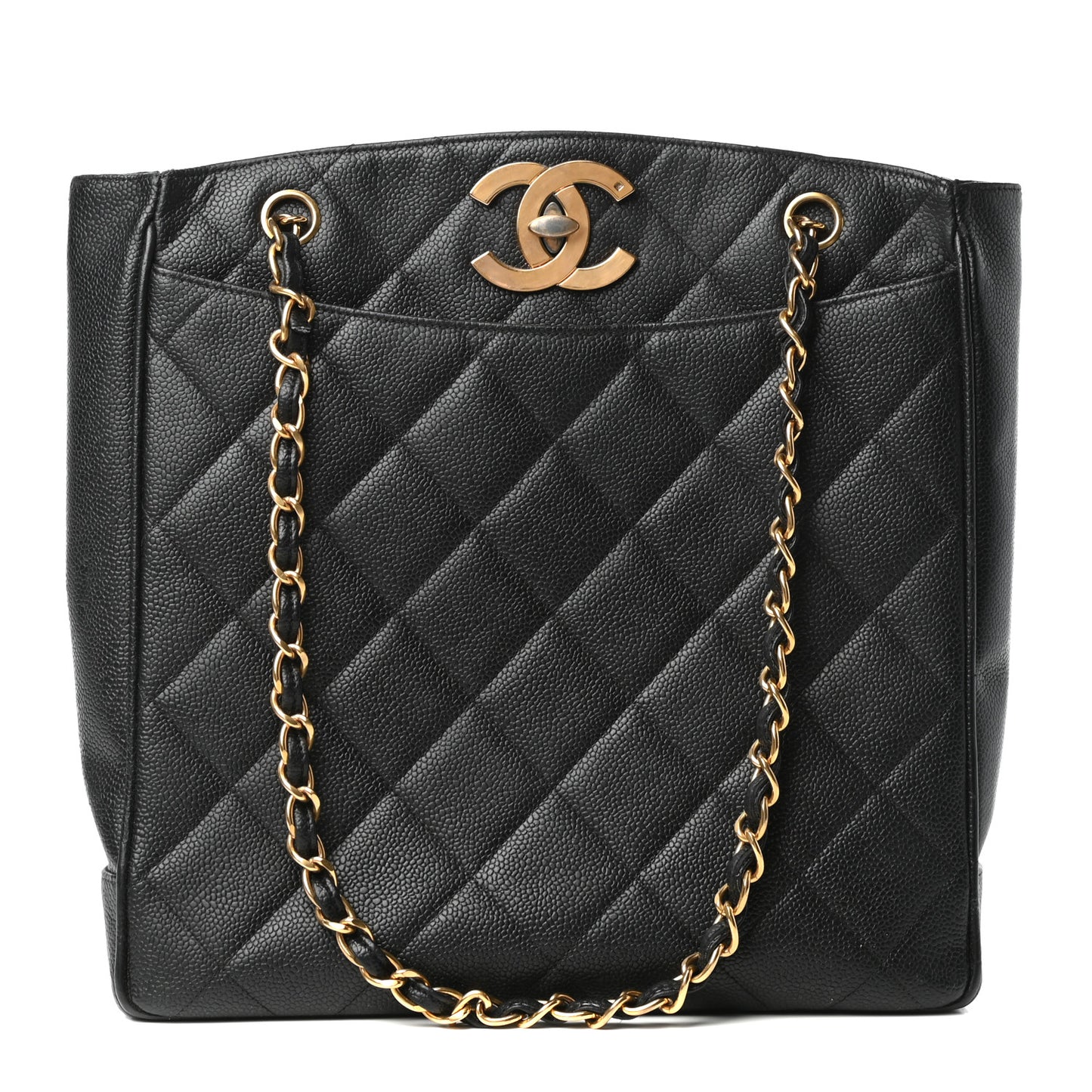 Caviar Shopper Tote Black
