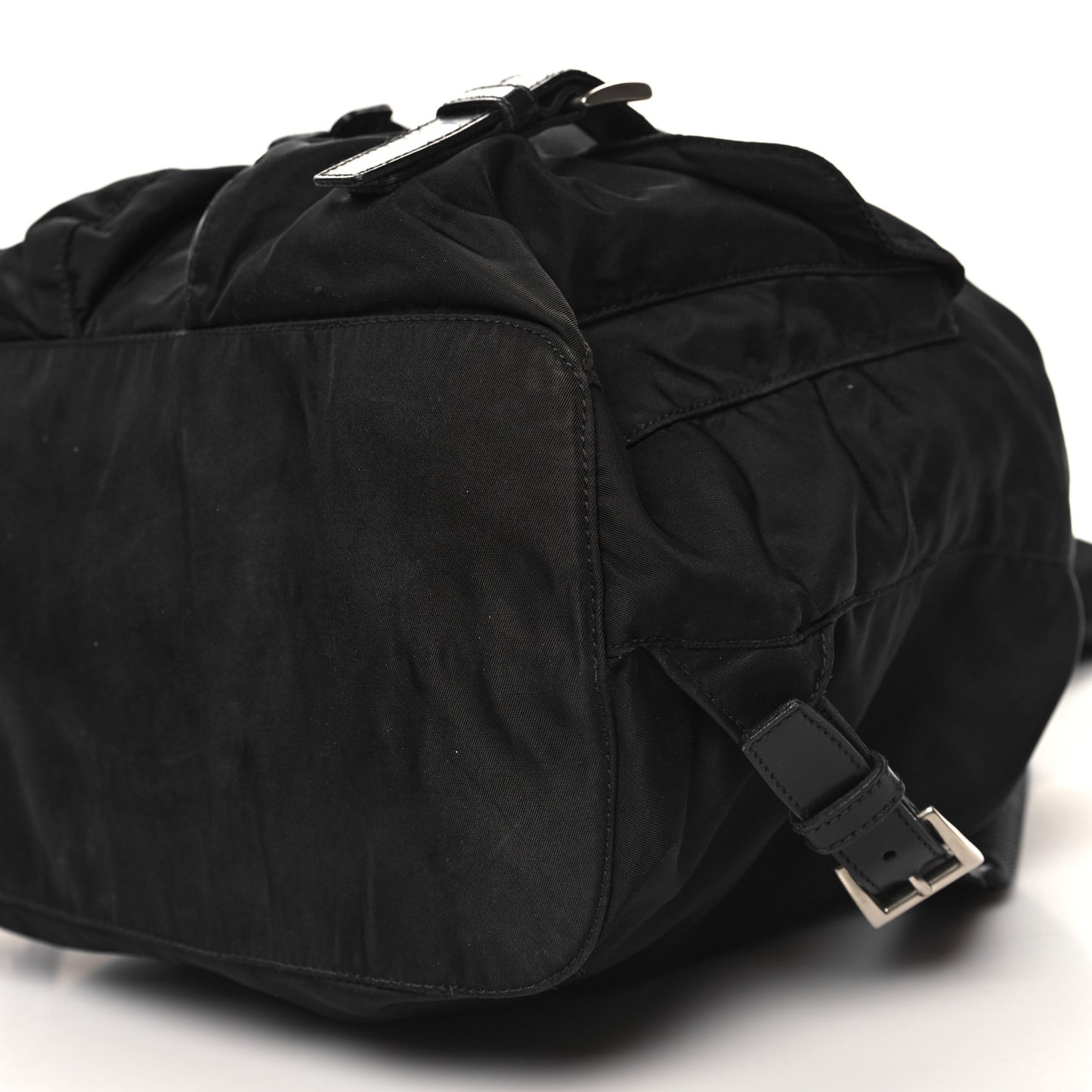 Tessuto Nylon Saffiano Vela Backpack Black