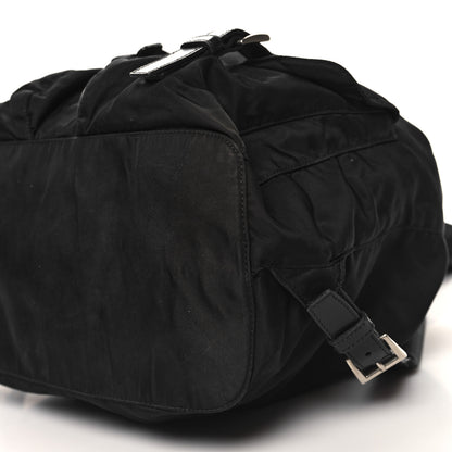 Prada Tessuto Nylon Saffiano Vela Backpack Black 9 of 11