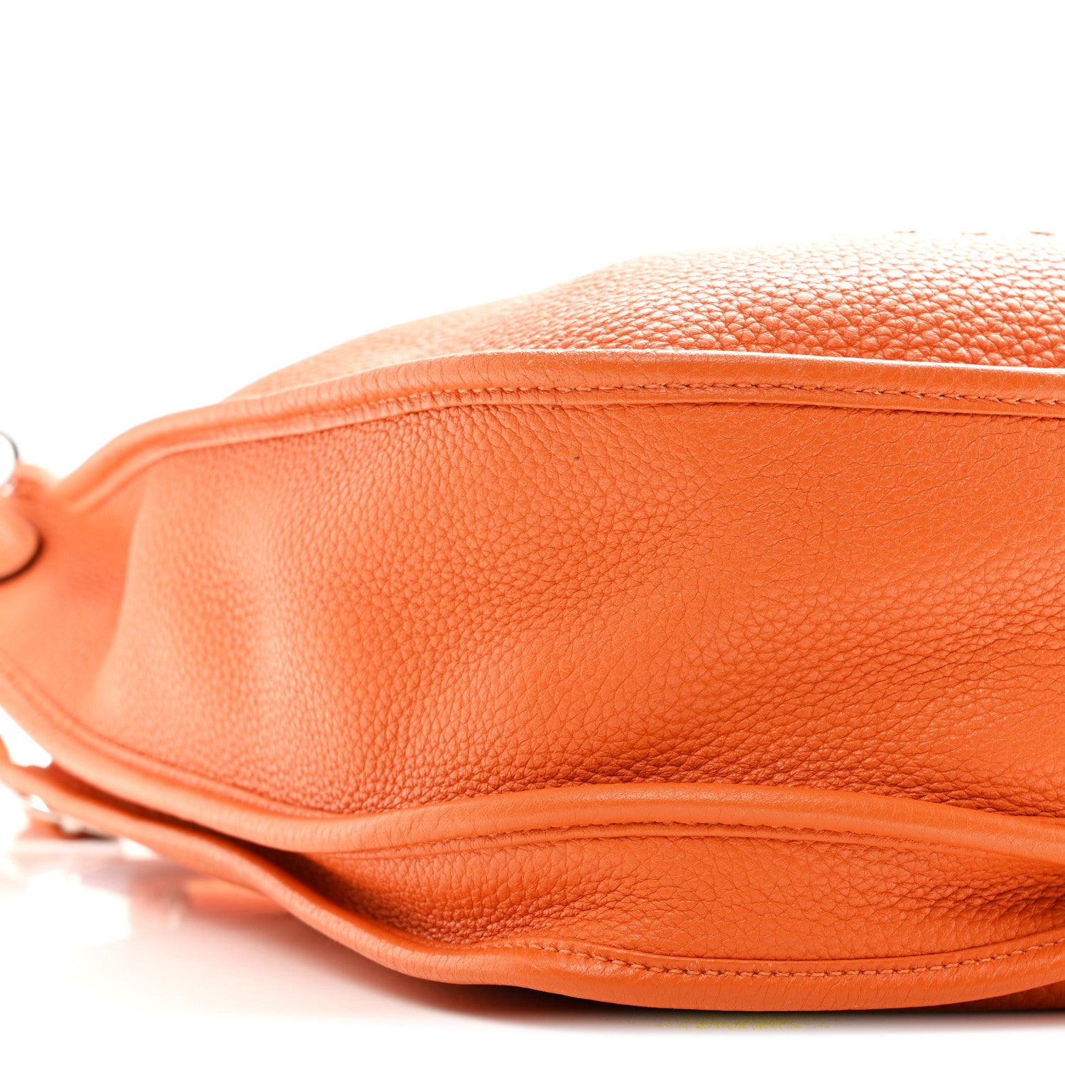 Hermes Taurillon Clemence Evelyne III GM Orange 17 of 19