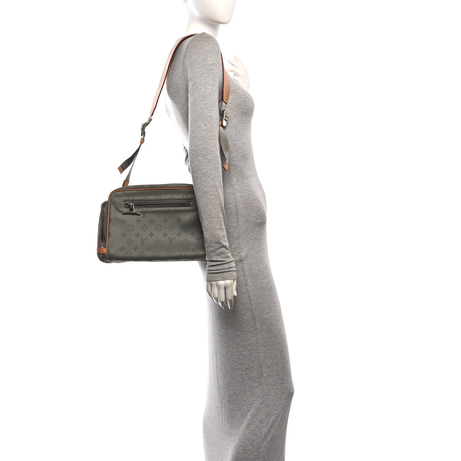 Louis Vuitton Monogram Titanium Camera Bag 2 of 9