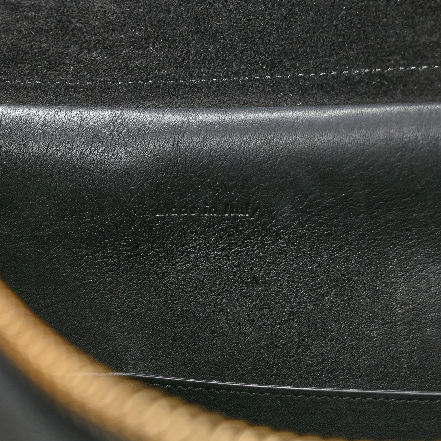 Celine Smooth Calfskin Small Bi-Color Belt Bag Black Cream 6 of 14