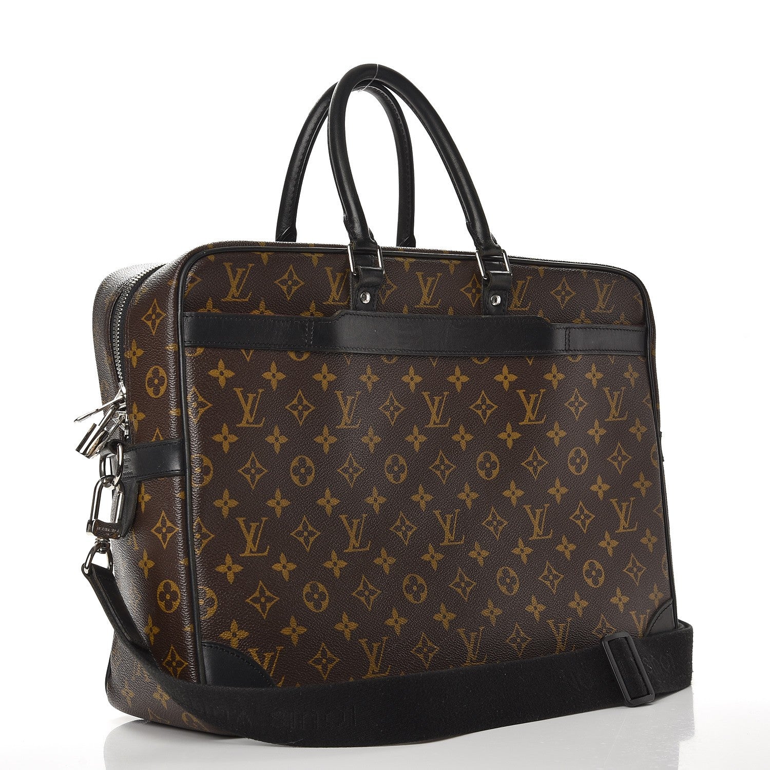 Louis Vuitton Monogram Macassar Porte-Documents Voyage GM 4 of 13