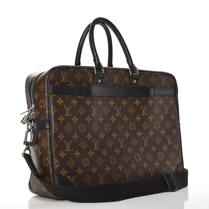 Louis Vuitton Monogram Macassar Porte-Documents Voyage GM 4 of 13