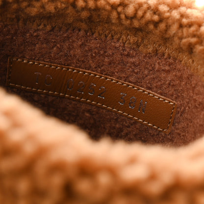 Louis Vuitton Suede Calfskin Shearling Snowdrop Flat Ankle Boot 38 Cognac 8 of 8