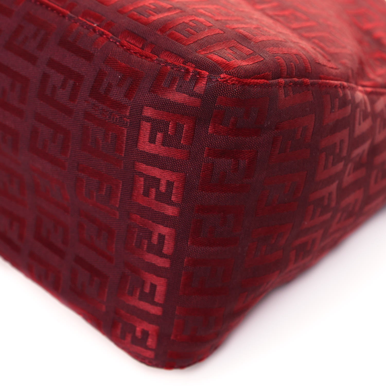 Fendi Zucchino Mama Baguette Red 11 of 14