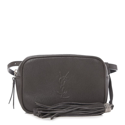 Saint Laurent Lambskin Monogram Lou Belt Bag Asphalt 1 of 11