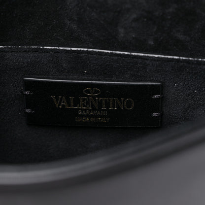Valentino Garavani Smooth Calfskin Small VLogo Shoulder Bag Black 6 of 9