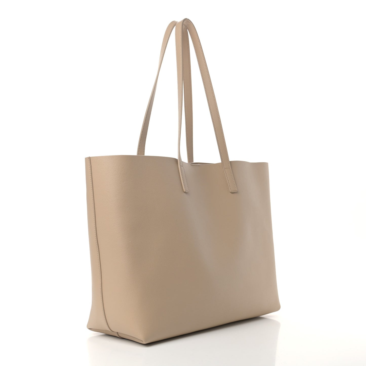 Calfskin Large Shopping Tote Nude Powder