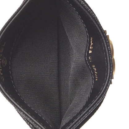 Chanel Caviar Quilted Boy Card Holder Black 5 of 9
