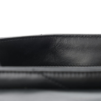 Saint Laurent Calfskin Y Quilted Monogram Toy Loulou Crossbody Bag Black 10 of 14
