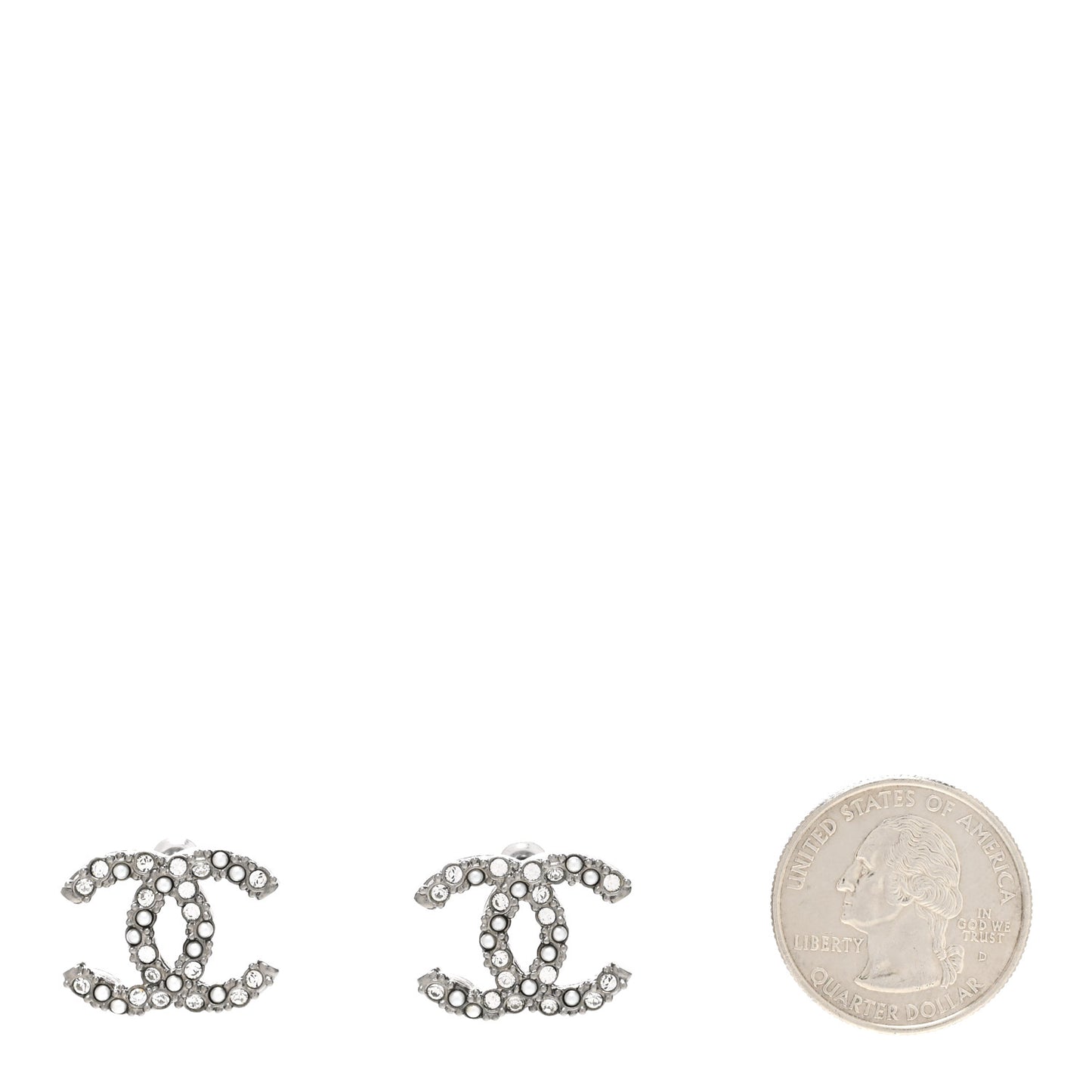 Ruthenium Crystal Pearl Caviar Earrings