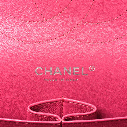 Chanel Patent Quilted Jumbo Double Flap Pink 6 of 10