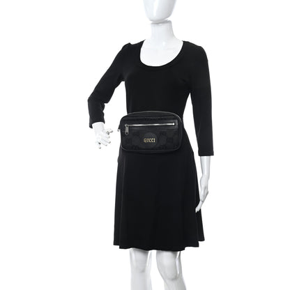 Gucci Econyl Nylon Monogram Off The Grid Belt Bag Black 2 of 9