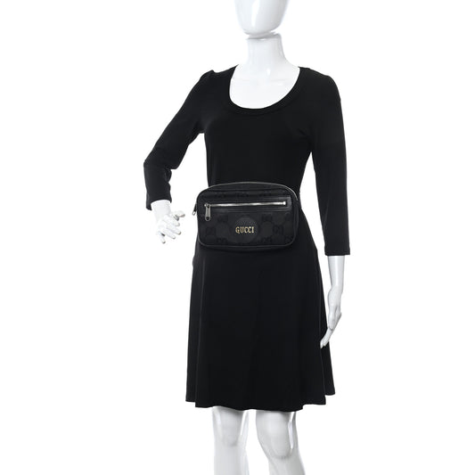 Econyl Nylon Monogram Off The Grid Belt Bag Black