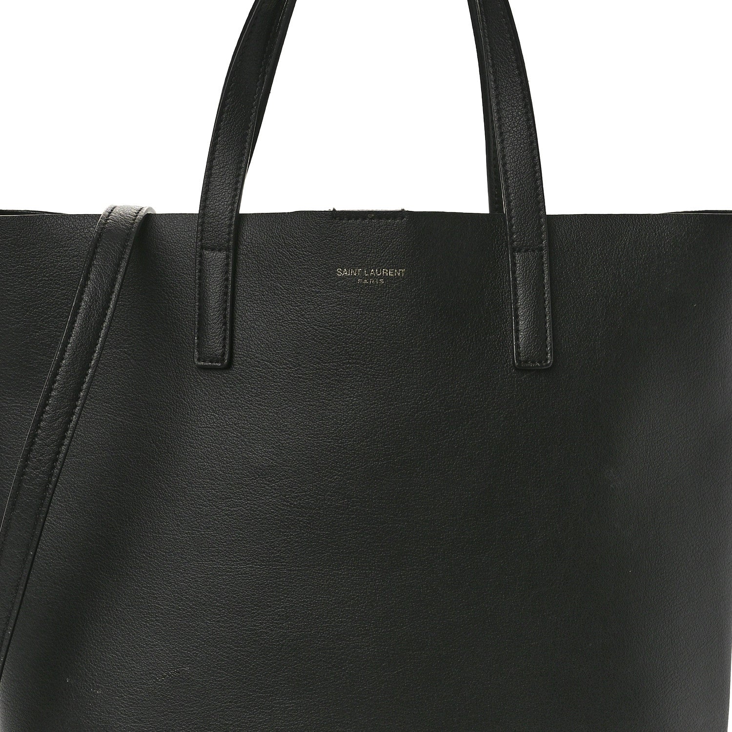 Saint Laurent Calfskin Toy Shopping Tote Black 8 of 11