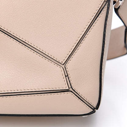 Loewe Calfskin Small Puzzle Bag Light Oat 6 of 12