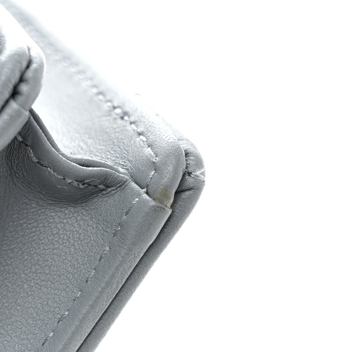 Lambskin Cannage Mini My Dior Top Handle Clutch Cloud Blue