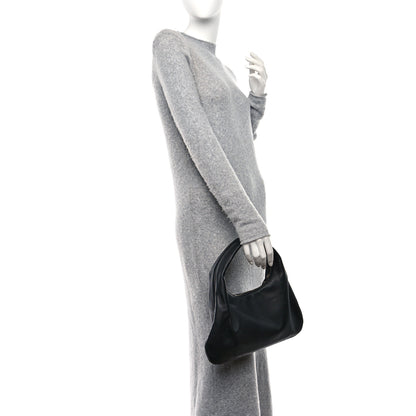 The Row Grained Calfskin Small Everyday Shoulder Bag Black 2 of 9
