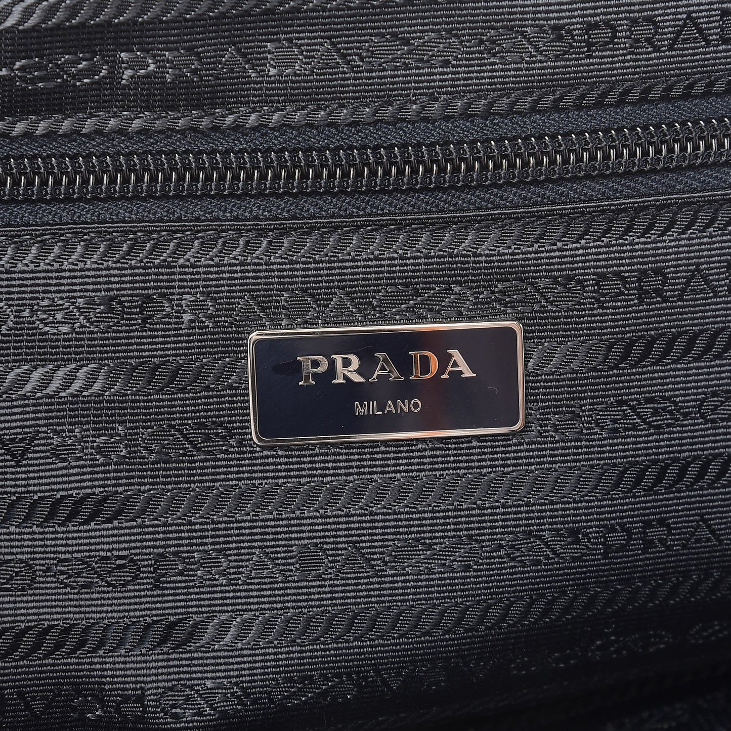 Tessuto Nylon Saffiano Duffel Bag Blue
