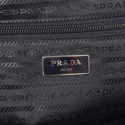 Prada Tessuto Nylon Saffiano Duffel Bag Blue 6 of 9