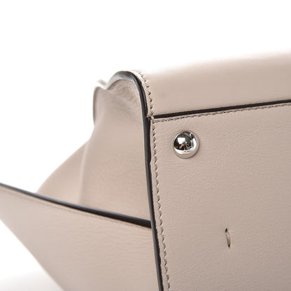 Fendi VItello Dolce Studded Petite 3Jours Tote Grigio Polvere Multicolor 8 of 9