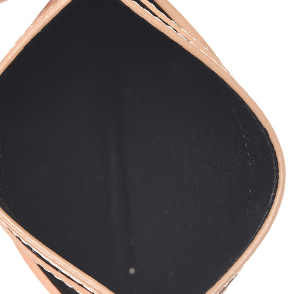 Saint Laurent Metallic Lizard Calfskin Embossed Card Case Gold 5 of 8