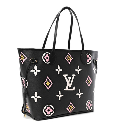 Louis Vuitton Monogram Giant Wild At Heart Neverfull MM Black 2 of 4