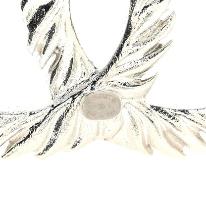 Chanel Crystal Large CC Brooch Silver 3 of 4
