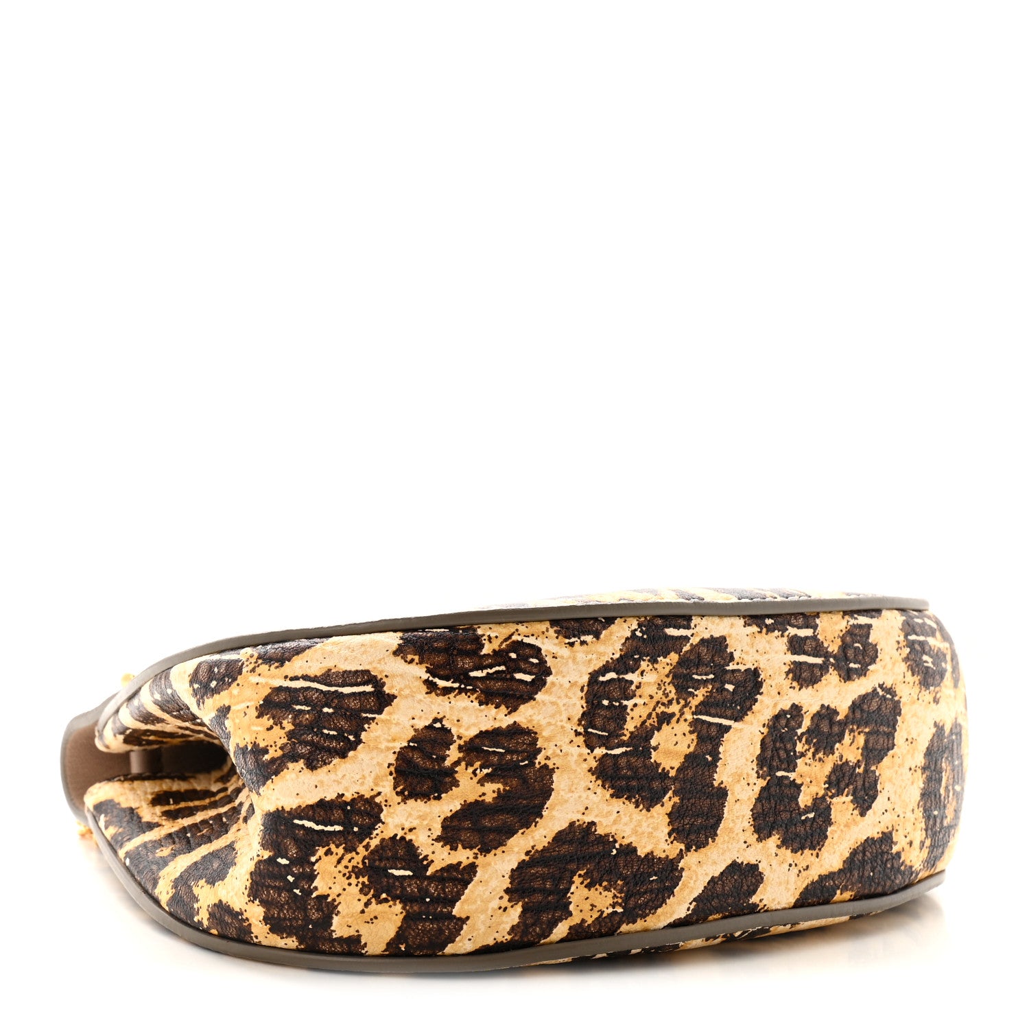 Chloe Calfskin Leopard Print Mini Drew Shoulder Bag 4 of 9