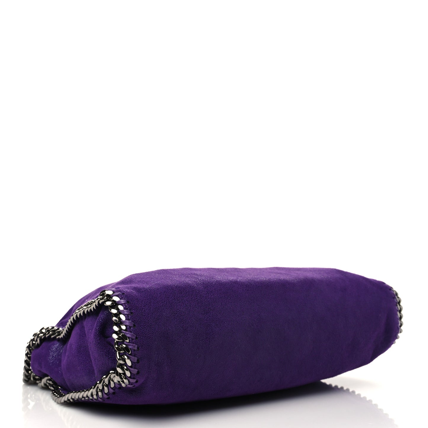 Shaggy Deer Mini Falabella Fold Over Tote Bright Purple