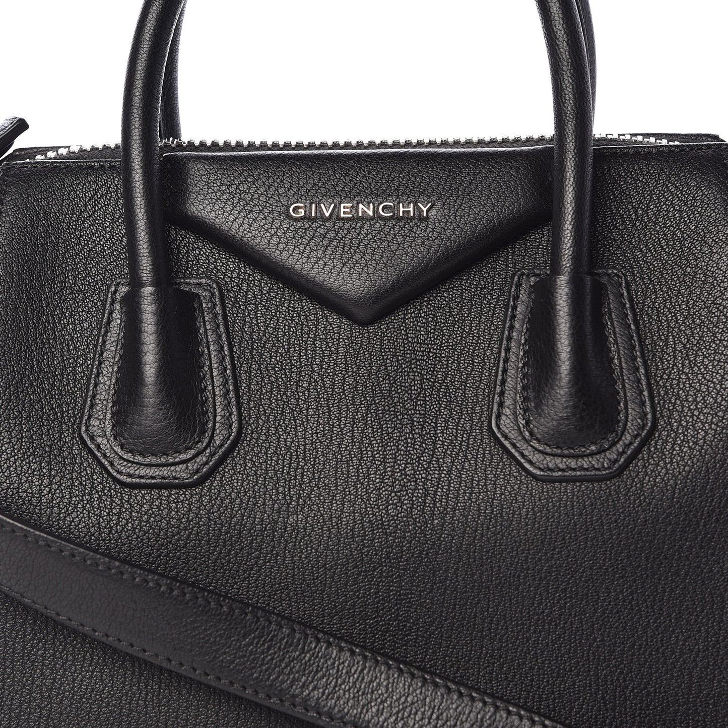 Sugar Goatskin Small Antigona Black