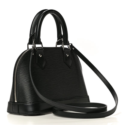 Louis Vuitton Epi Alma BB Black 3 of 9