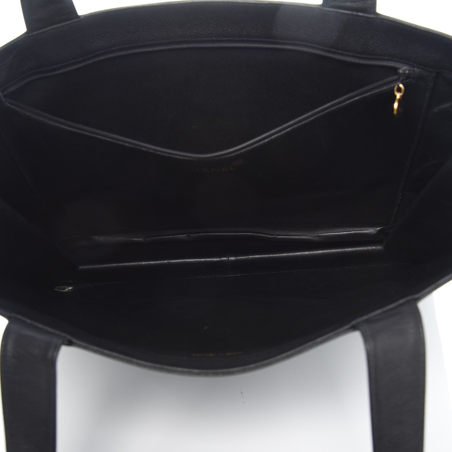 Chanel Caviar CC Tote Black 5 of 12