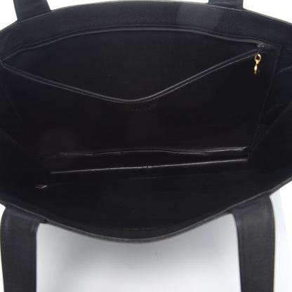 Chanel Caviar CC Tote Black 5 of 12