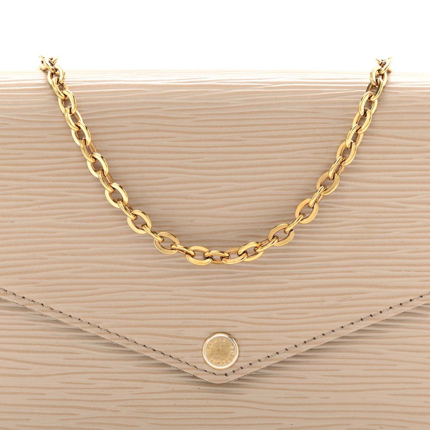 Epi Felicie Pochette Chain Wallet Galet