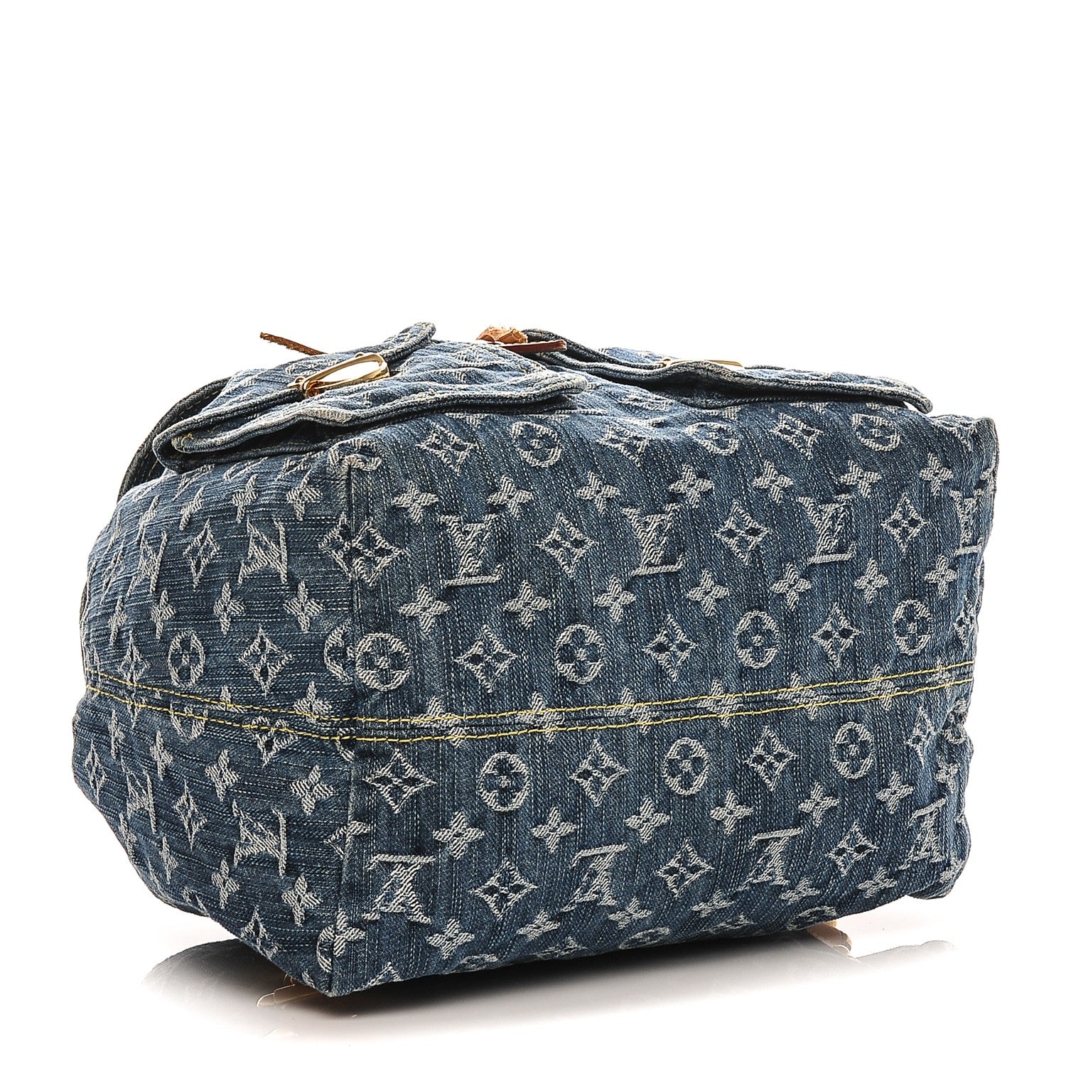 Louis Vuitton Denim Sac a Dos Backpack GM Blue 4 of 7