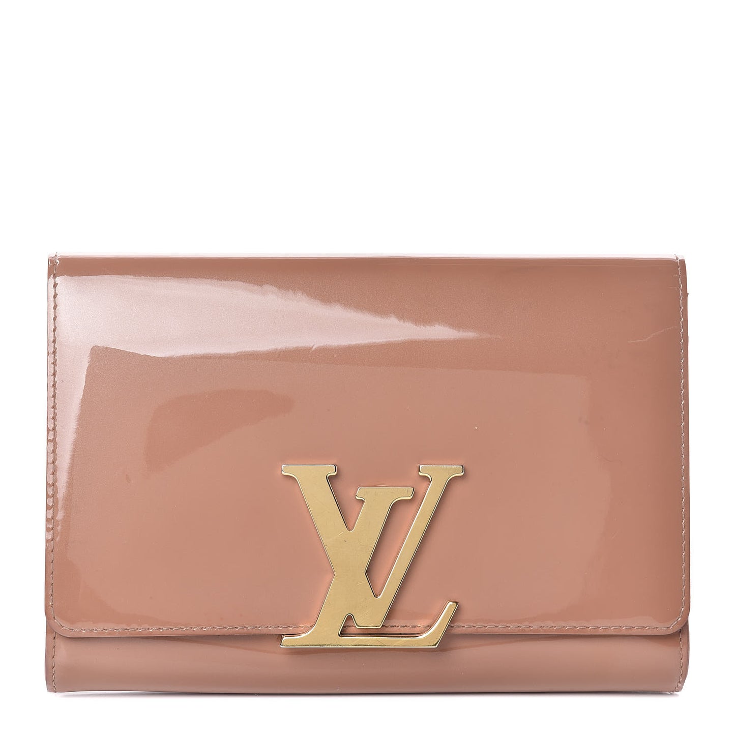 Patent Louise New Sobe Clutch Rose Velours