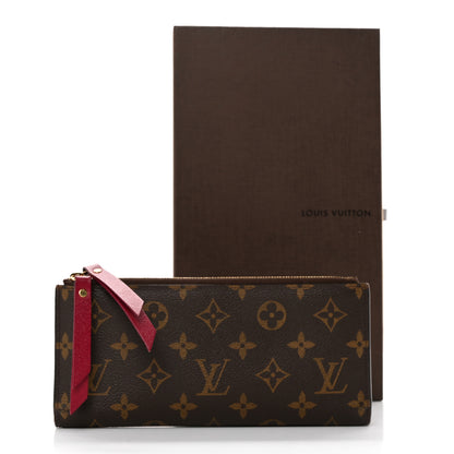 Louis Vuitton Monogram Adele Wallet Fuchsia 8 of 8