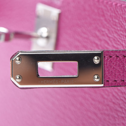 Hermes Chevre Mysore Mini Kelly Sellier 20 Rose Pourpre 17 of 28