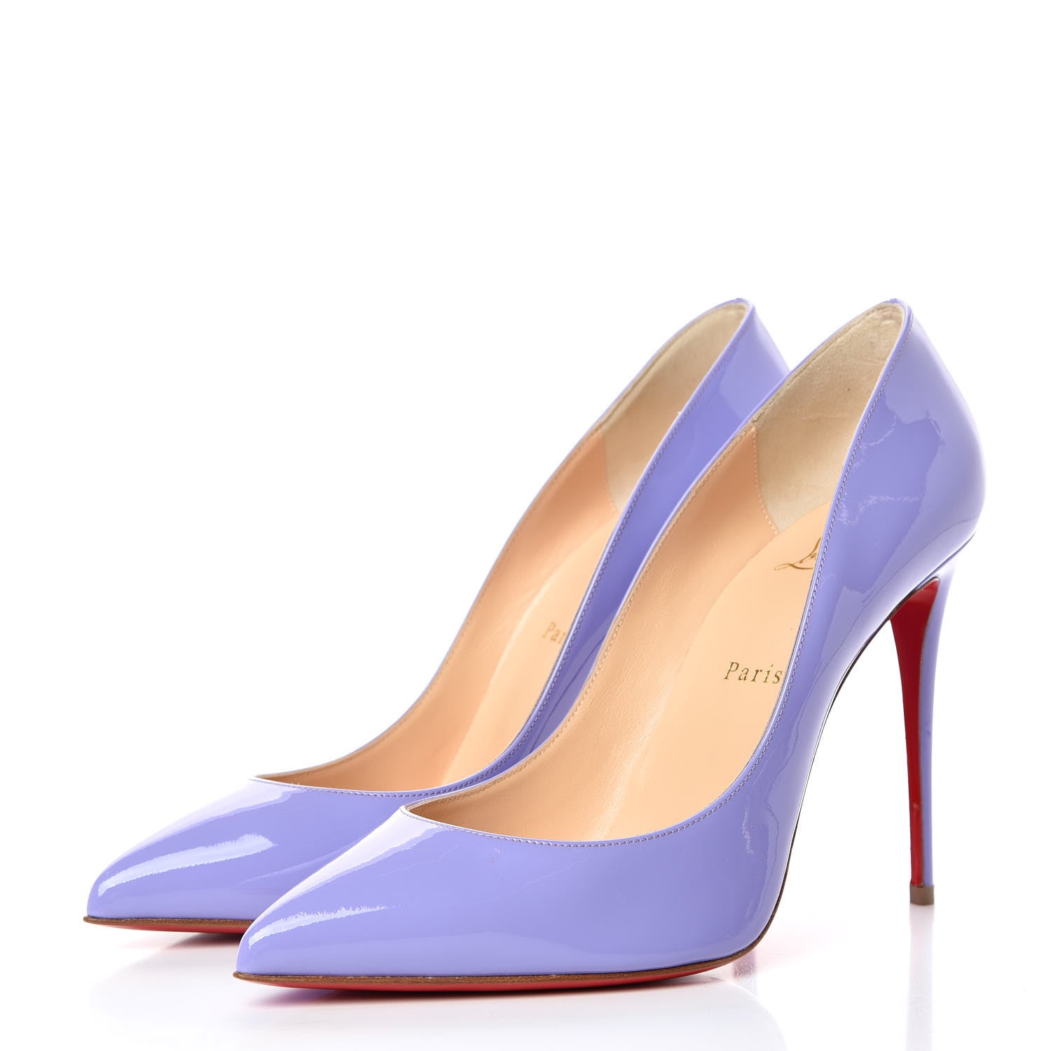 Christian Louboutin Patent Pigalle Follies 100 Pumps 40.5 Hortensia 3 of 8