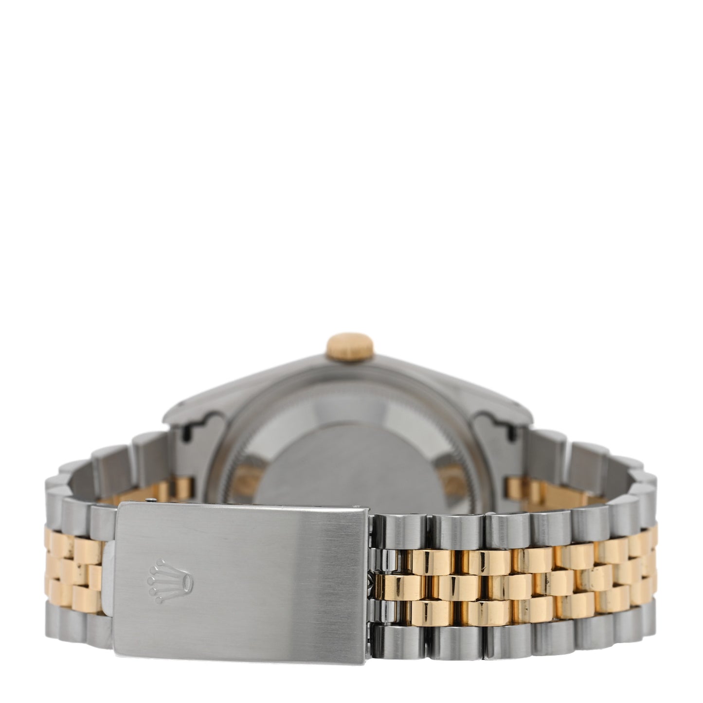 Stainless Steel 18K Yellow Gold Diamond 36mm Oyster Perpetual Datejust Watch Champagne 16233